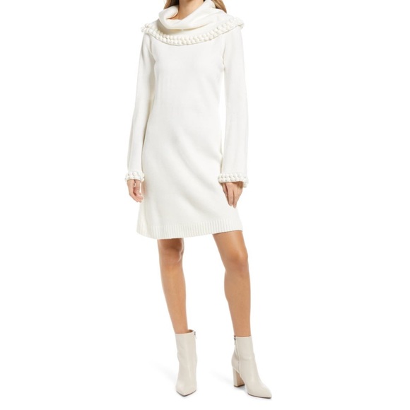 Blush Eliza J Turtleneck Sweater Dress / Perfect For Fall & Winter/ New With Tag - Picture 4 of 17